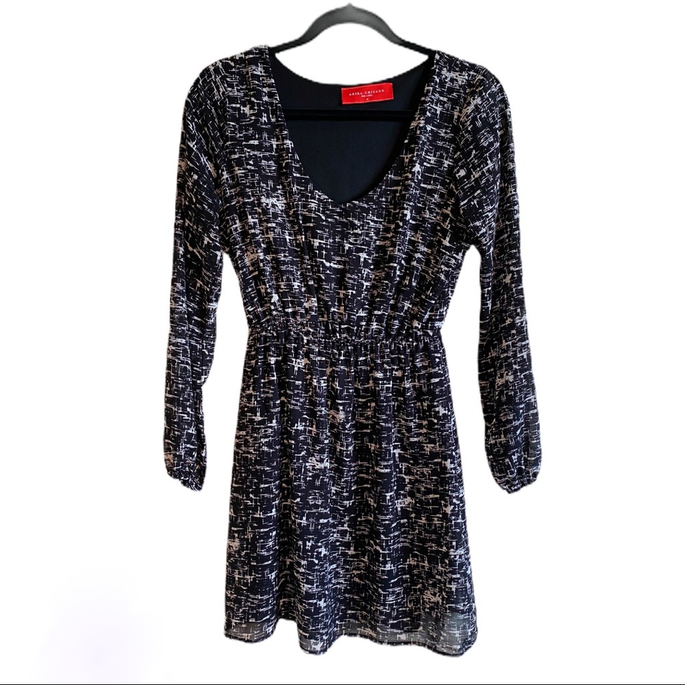 Akita Red Label Black & White Dress